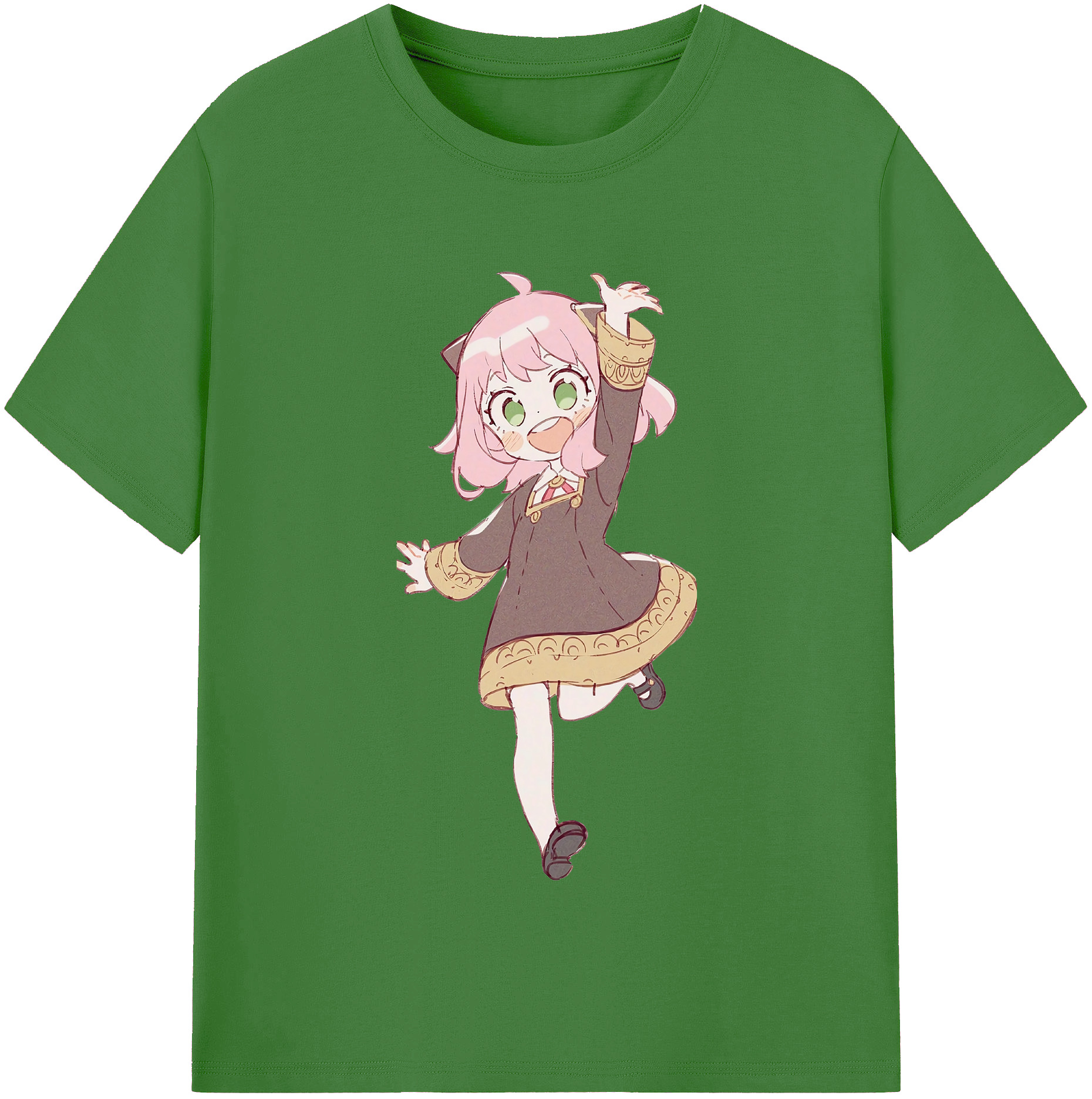 （画像用） SPY×FAMILY间谍家家酒 レディースカジュアルプリントTシャツ（綿100％）